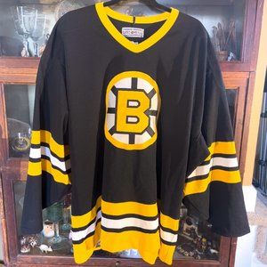 CCM - Maska Air Knit CCM Boston Bruins Hockey Jersey -  Mens L (52)